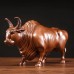 Copper Forbidden City Five Blessings Bronze Bull Ornament